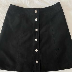 Button down miniskirt